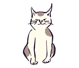 Japanese Ukiyo-e Cats sticker #60094