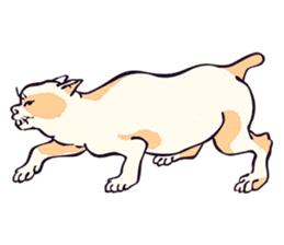 Japanese Ukiyo-e Cats sticker #60099