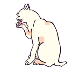 Japanese Ukiyo-e Cats sticker #60103