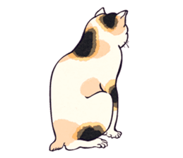 Japanese Ukiyo-e Cats sticker #60104