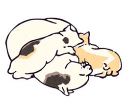 Japanese Ukiyo-e Cats sticker #60108