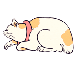 Japanese Ukiyo-e Cats sticker #60109