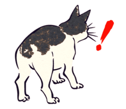 Japanese Ukiyo-e Cats sticker #60115