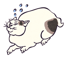 Japanese Ukiyo-e Cats sticker #60116