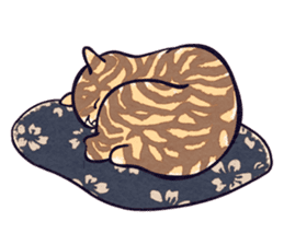 Japanese Ukiyo-e Cats sticker #60121