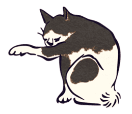 Japanese Ukiyo-e Cats sticker #60123