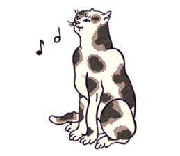 Japanese Ukiyo-e Cats sticker #60125