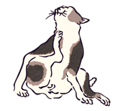Japanese Ukiyo-e Cats sticker #60130