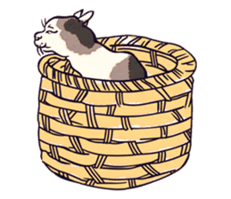 Japanese Ukiyo-e Cats sticker #60132