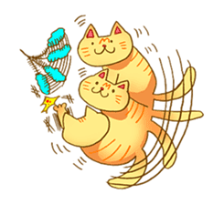 Haru-chan cat sticker #60218