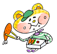 Satoshi's happy characters vol.01 sticker #60561
