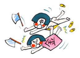 Satoshi's happy characters vol.01 sticker #60563
