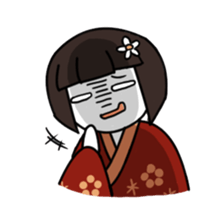 Umeko and cat sticker #60703