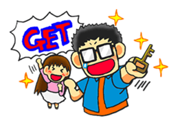 Escape with two people! sticker #61085