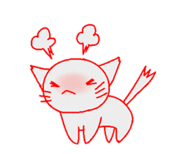 soft cat sticker #61106