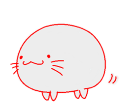 soft cat sticker #61128