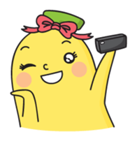 Banana Girl sticker #61259