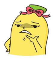 Banana Girl sticker #61268