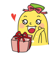 Banana Girl sticker #61279