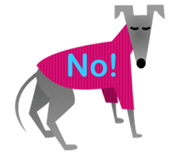 ITAGREMY: Fun Life of Italian Greyhound! sticker #61776