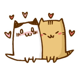 Cheeky cats sticker #62127