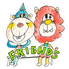Satoshi's happy characters vol.03 sticker #62179
