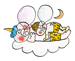 Satoshi's happy characters vol.03 sticker #62180