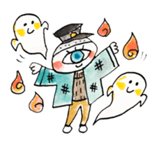 Satoshi's happy characters vol.03 sticker #62195