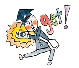 Satoshi's happy characters vol.03 sticker #62198