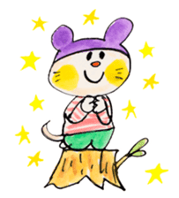 Satoshi's happy characters vol.03 sticker #62208