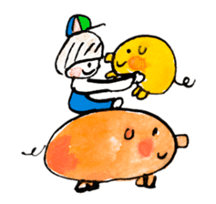 Satoshi's happy characters vol.03 sticker #62210
