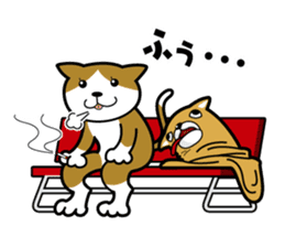 cat-dog sticker #63610