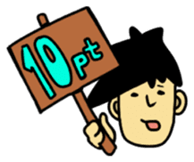 RIO OCHOKU Simple emoticons ver. sticker #63625