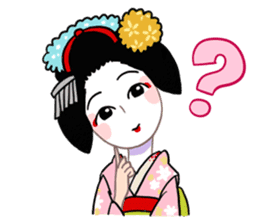 Maiko and the Kyoto dialect sticker #63860