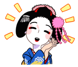 Maiko and the Kyoto dialect sticker #63862