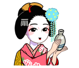 Maiko and the Kyoto dialect sticker #63866