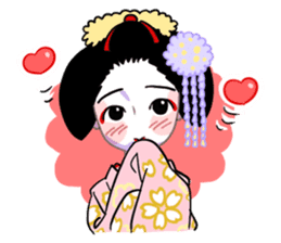 Maiko and the Kyoto dialect sticker #63868