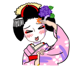 Maiko and the Kyoto dialect sticker #63876
