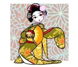Maiko and the Kyoto dialect sticker #63884