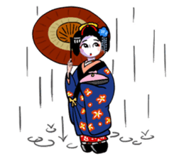 Maiko and the Kyoto dialect sticker #63885