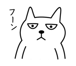 TOFU -White Cat- sticker #64260