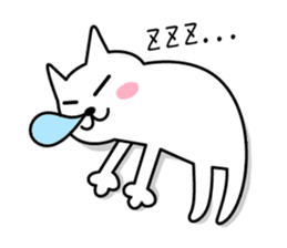 TOFU -White Cat- sticker #64286