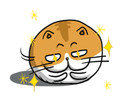 Ball Cat (NEKOTAMA) sticker #64334