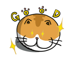 Ball Cat (NEKOTAMA) sticker #64348