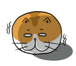 Ball Cat (NEKOTAMA) sticker #64363