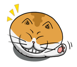 Ball Cat (NEKOTAMA) sticker #64365