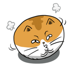 Ball Cat (NEKOTAMA) sticker #64369