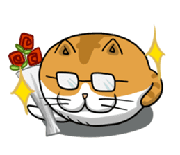 Ball Cat (NEKOTAMA) sticker #64371