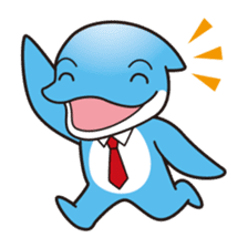 RUKA the bipedal dolphin sticker #64534