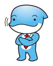 RUKA the bipedal dolphin sticker #64535